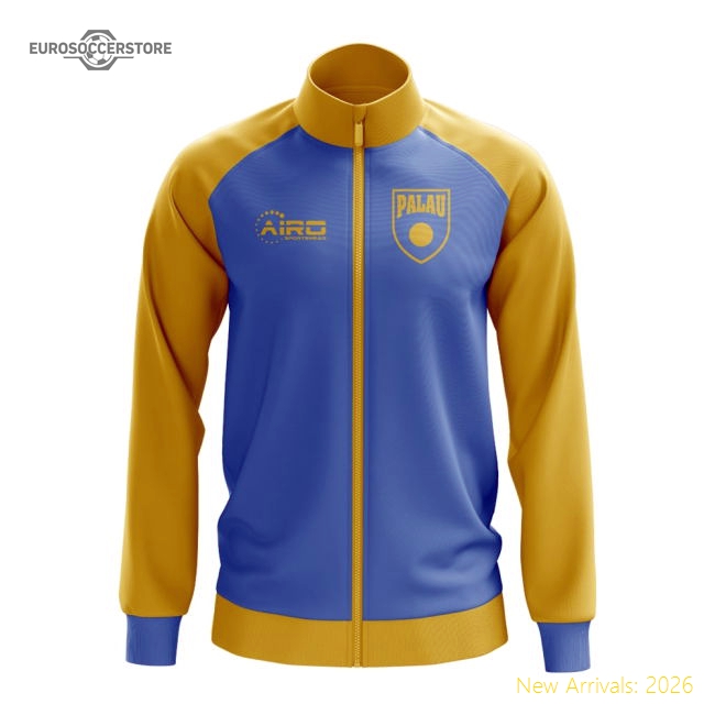 S,Track Jackets Palau Concept Football Track Jacket (Blue)-World Cup Jersey Hub - 2026 National Football Kits Store