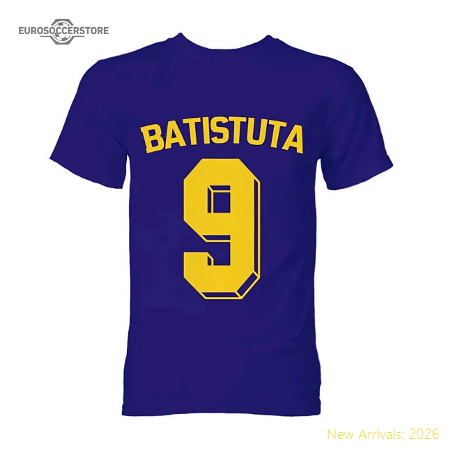 Fiorentina Gabriel Batistuta Fiorentina Hero T-Shirt (Purple)-World Cup Jersey Hub - 2026 National Football Kits Store