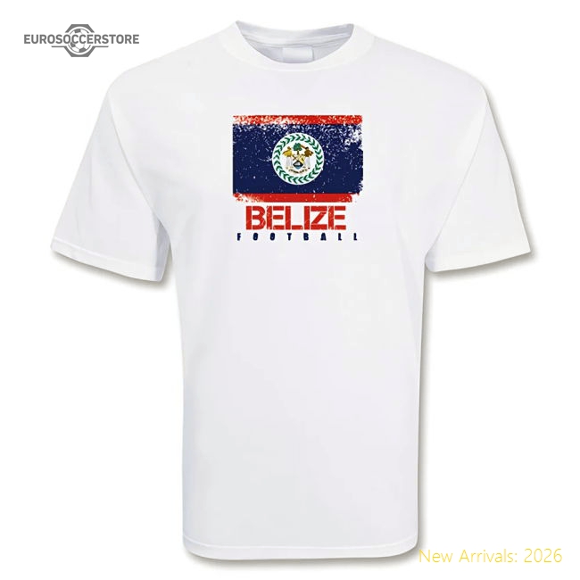 S,Belize Game Ready Belize Football T-Shirt Perfect For Cheering On Your-World Cup Jersey Hub - 2026 National Football Kits Store