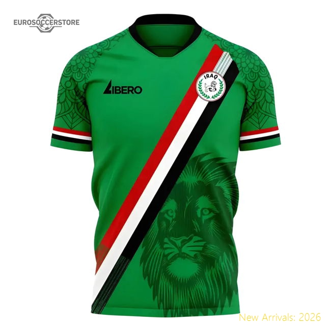 Iraq 2025-2026 Home Gear Iraq Concept Football Kit Libero-World Cup Jersey Hub - 2026 National Football Kits Store