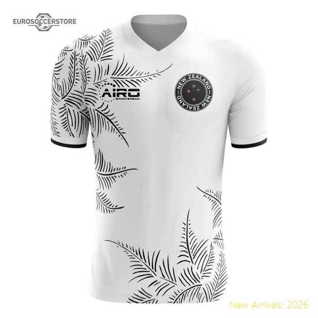 S,New Zealand 2025-2026 New Zealand Home Kit Concept Football Shirt...-Soccer Shirts Store: 2026 World Cup Kits