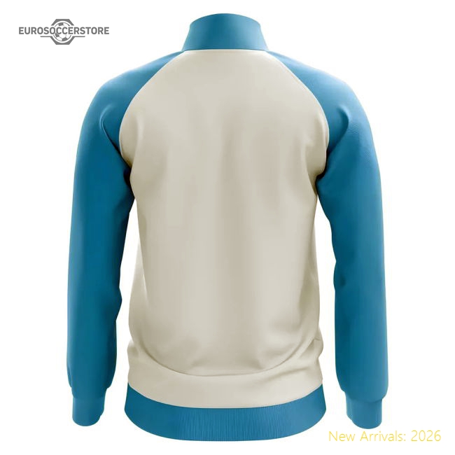 Marseille Marseille Concept Football Track Jacket (White)-Soccer Shirts Store: 2026 World Cup Kits