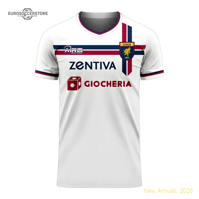 Genoa 2025-2026 Away Uniform Womens Football Jersey (Airo)-World Cup Jersey Hub - 2026 National Football Kits Store