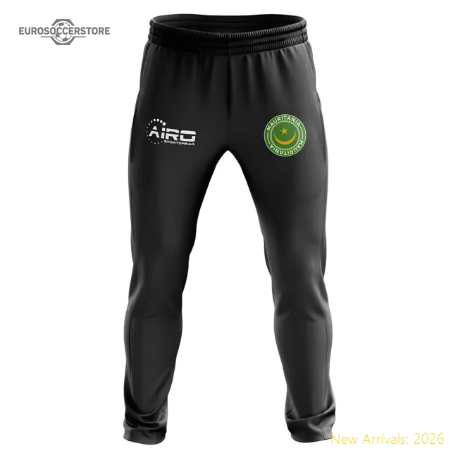 S,Mauritania Mauritania Concept Football Training Pants (Black)-World Cup Jersey Hub - 2026 National Football Kits Store