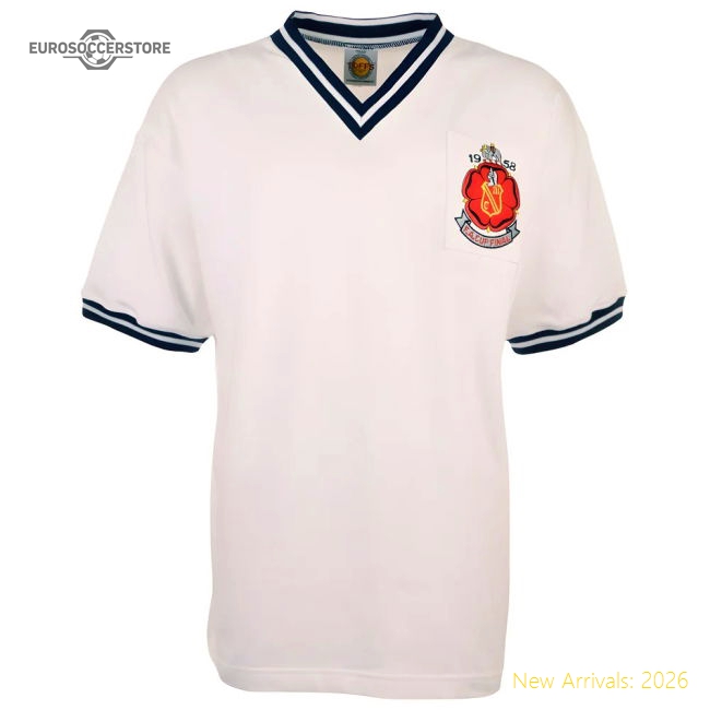 Club Teams,Bolton Bolton 1958 Fa Cup Final Retro Football Shirt-Soccer Shirts Store: 2026 World Cup Kits