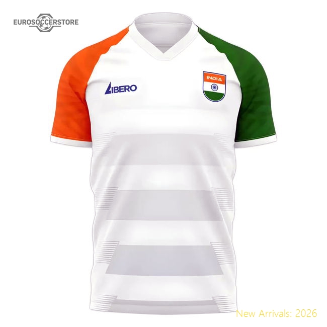 India 2025-2026 Away Match Kit Libero-Soccer Shirts Store: 2026 World Cup Kits