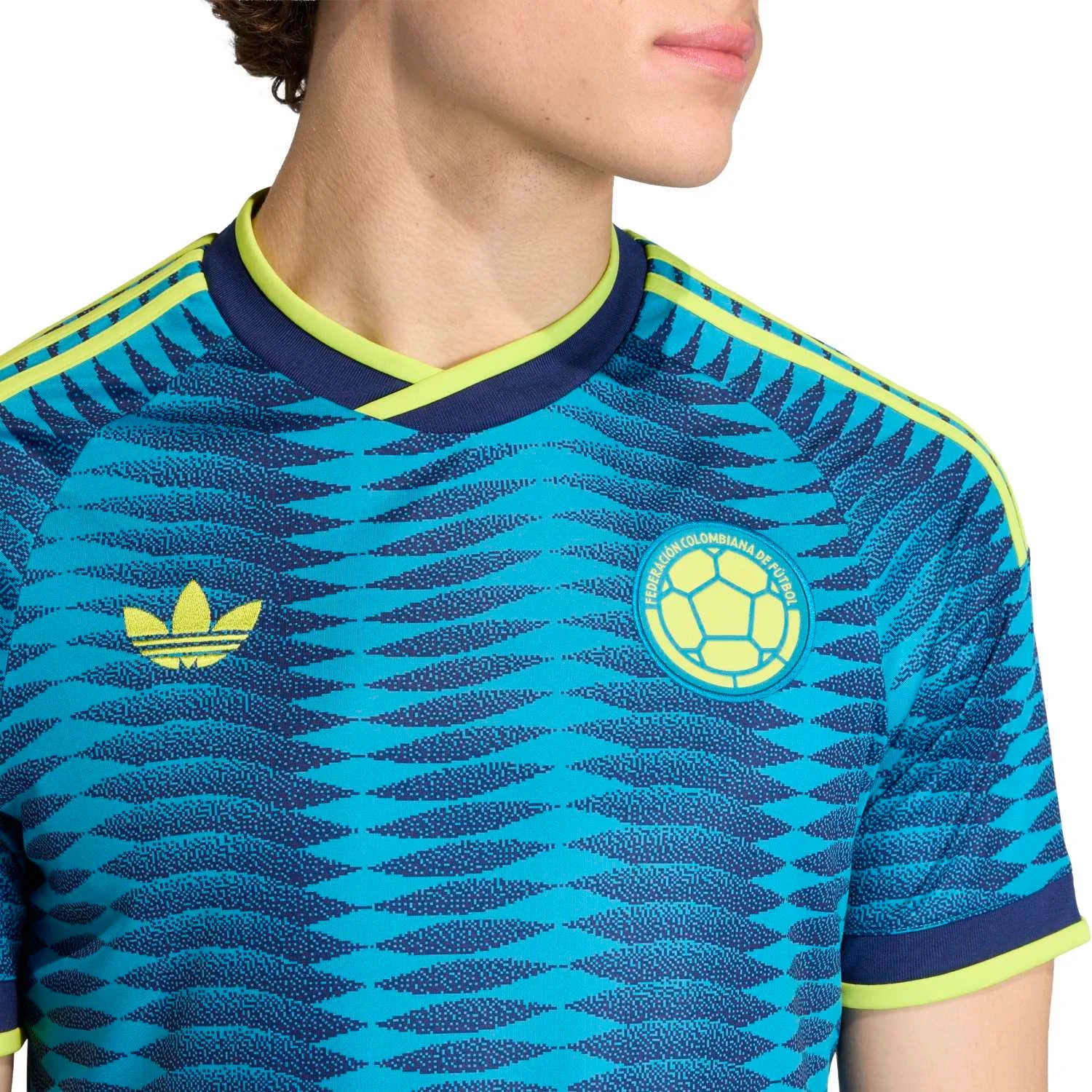 Colombia 2026 Away Jersey Men's | CLIMACOOL+ Slim Fit Nature Inspired Football Kit-Soccer Shirts Store: 2026 World Cup Kits