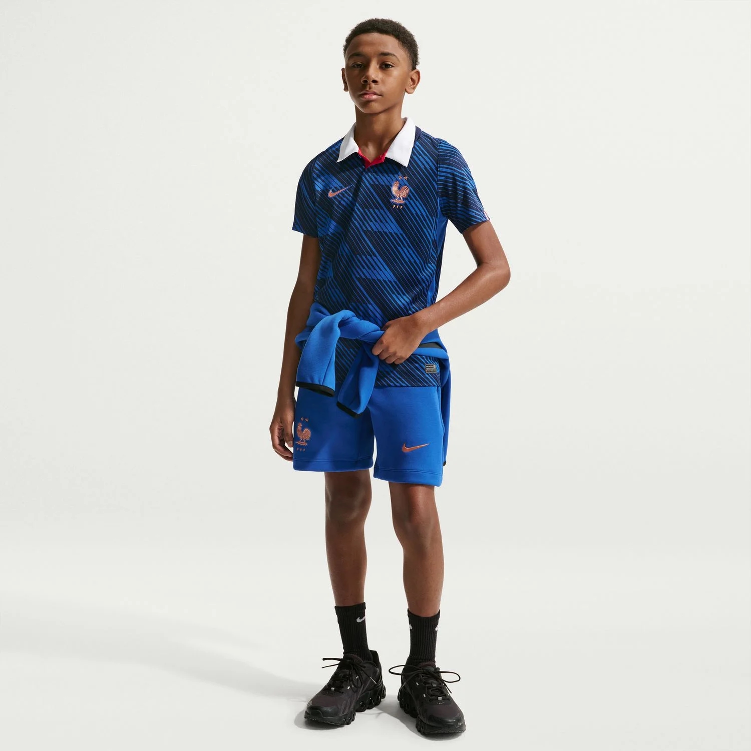 France 2026 Home Youth Jersey - Bleu de France Heritage Kit-Soccer Shirts Store: 2026 World Cup Kits