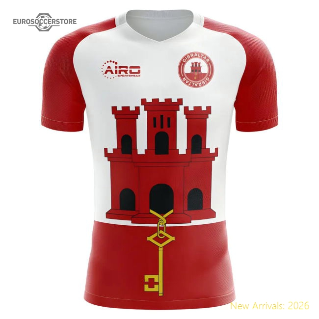 Gibraltar 2025-2026 Home Gear Gibraltar Concept Football Match Kit-World Cup Jersey Hub - 2026 National Football Kits Store