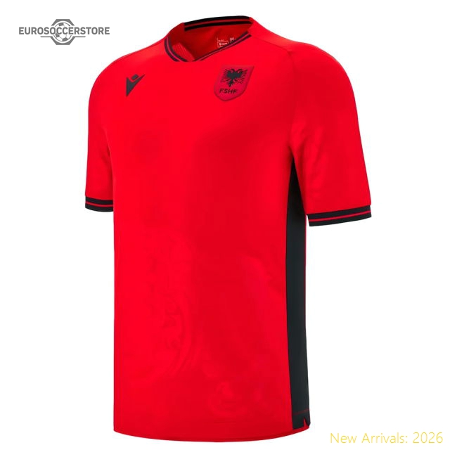 Albania 2025-2026 Home Gear Match Match Kit-Soccer Shirts Store: 2026 World Cup Kits