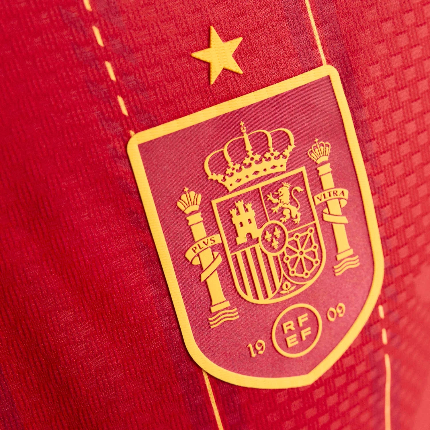 Spain 2026 Elite Home Jersey - Men's | Slim Fit Climacool+ Red Football Shirt with Jacquard Performance Design-Soccer Shirts Store: 2026 World Cup Kits
