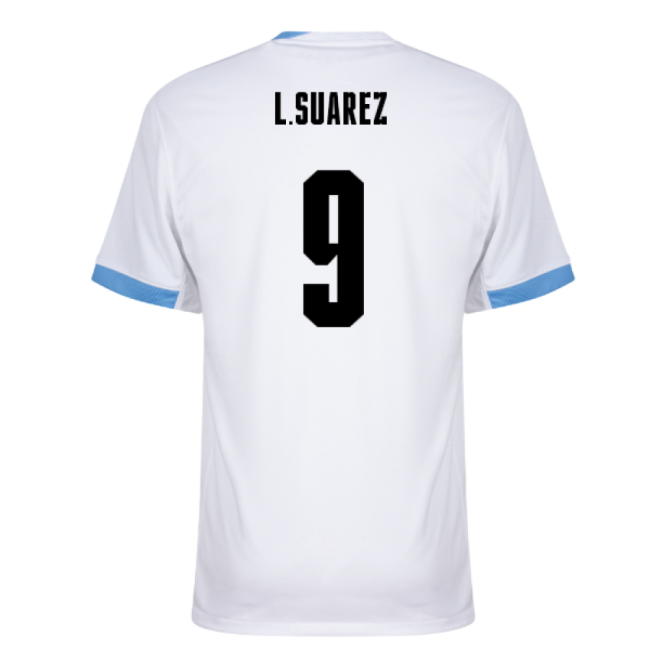 S,Uruguay Competition Ready 2024-2025 Uruguay Away Shirt (L.Suarez 9)-Soccer Shirts Store: 2026 World Cup Kits
