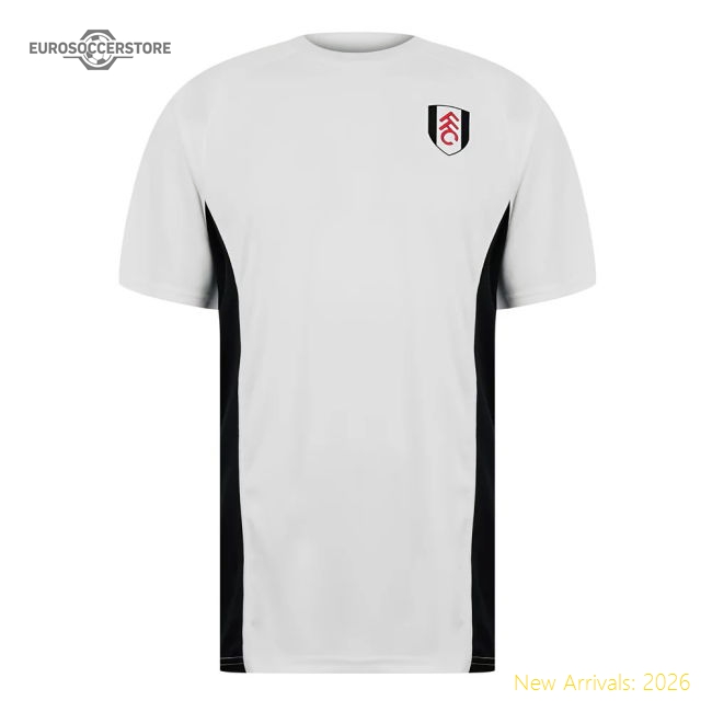 Club Teams,Fulham Tournament Fulham Poly T-Shirt (White)-World Cup Jersey Hub - 2026 National Football Kits Store
