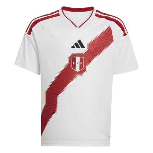 Peru 2026 Home Side Teenage Soccer Top - Kene Art Heritage Junior Kit -Soccer Shirts Store: 2026 World Cup Kits