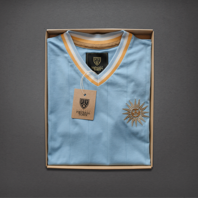 S,Uruguay Game Ready Vintage Uruguay La Celeste Football Kit-Soccer Shirts Store: 2026 World Cup Kits