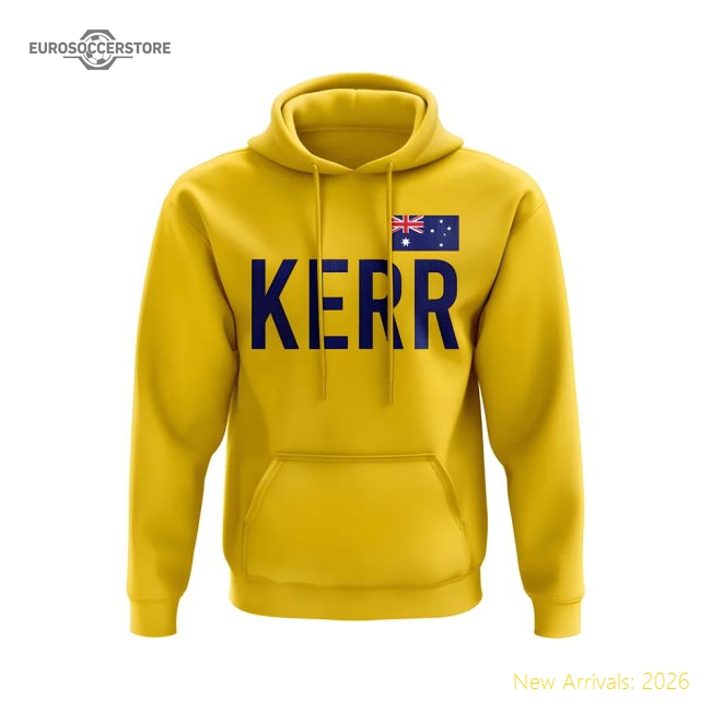 S,Australia Competition Ready Sam Kerr Australia Name Hoody (Yellow)-World Cup Jersey Hub - 2026 National Football Kits Store