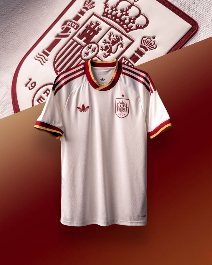 Spain national team white away jersey