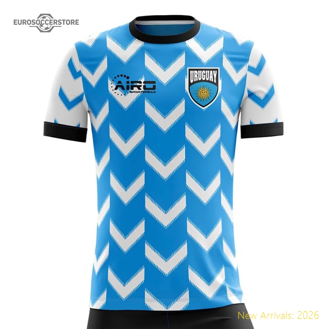 S,Uruguay 2025-2026 Uruguay Home Kit Concept Football Shirt (L. Suarez...-Soccer Shirts Store: 2026 World Cup Kits