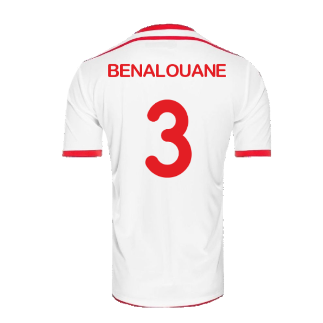 S,Tunisia Tunisia 2018 Home Shirt ((Excellent) M) (Benalouane 3)-World Cup Jersey Hub - 2026 National Football Kits Store