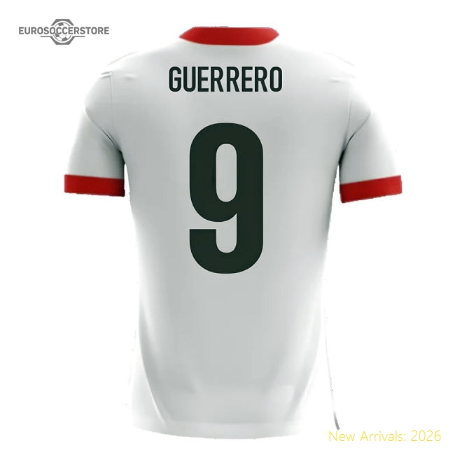 S,Peru 2025-2026 Peru Airo Concept Home Shirt (Guerrero 9)-Soccer Shirts Store: 2026 World Cup Kits