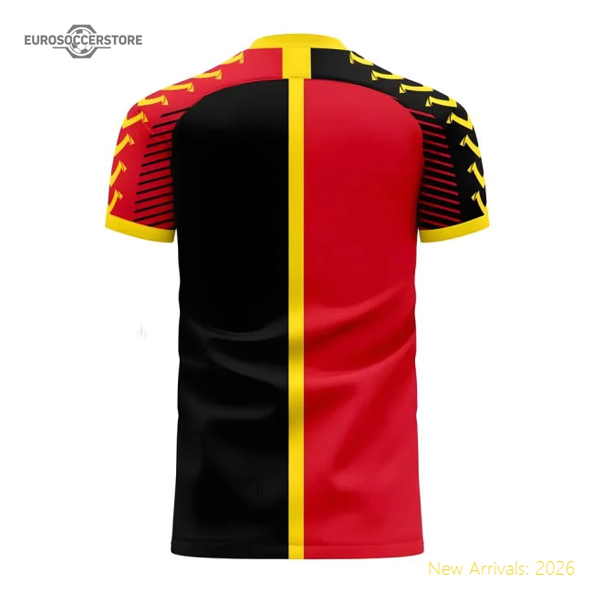 S,Angola Angola 2025-2026 Home Concept Football Kit (Viper)-World Cup Jersey Hub - 2026 National Football Kits Store