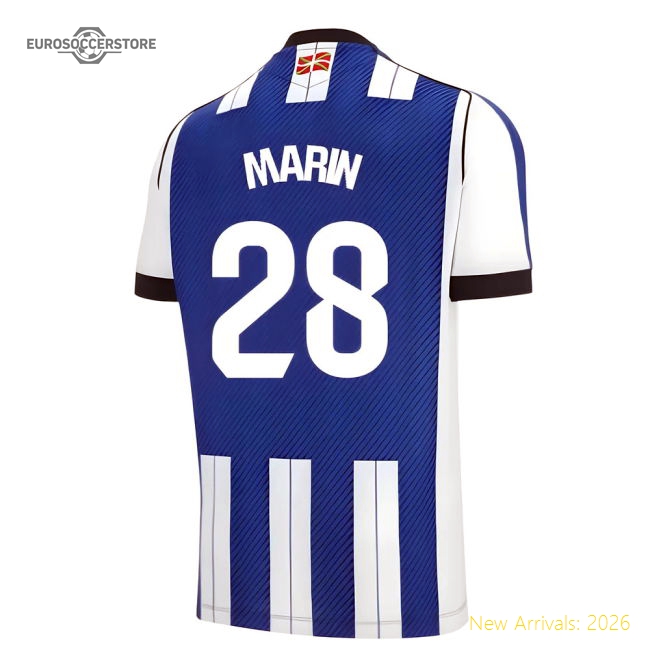 Real Sociedad 2025-2026 Home Uniform Football Football Top-World Cup Jersey Hub - 2026 National Football Kits Store