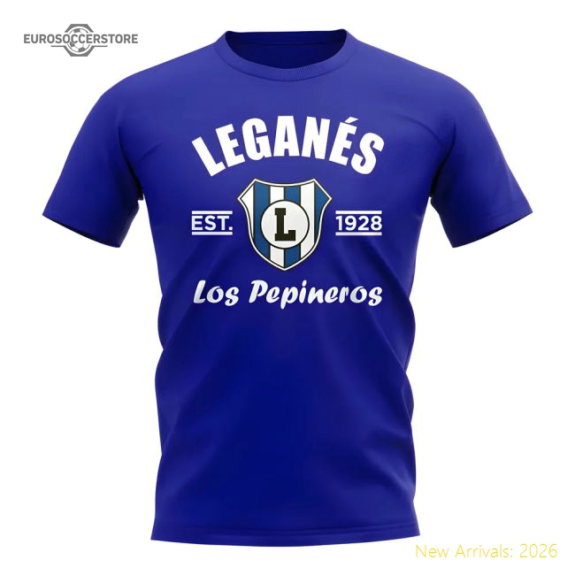 Leganes Leganes Established Football Football T-Shirt (Royal)-World Cup Jersey Hub - 2026 National Football Kits Store
