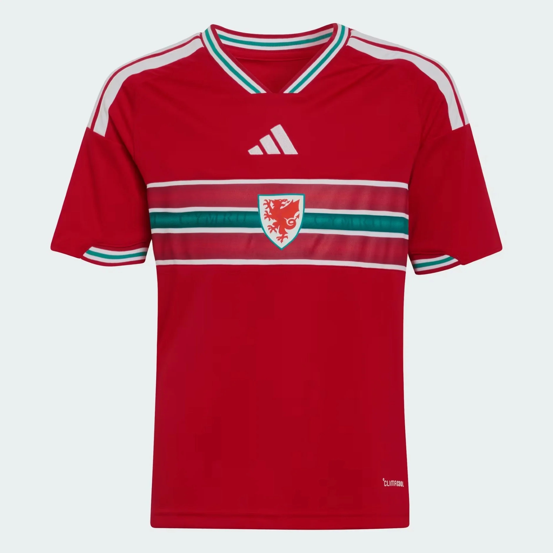 Wales 2026 Youth Home Jersey | Kids Cymru Football Shirt Climacool Kit-Soccer Shirts Store: 2026 World Cup Kits