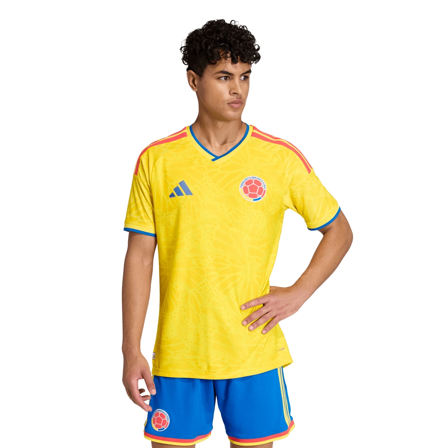 Colombia 2026 Home Elite Jersey - Butterfly Energy Men's Player Edition-Soccer Shirts Store: 2026 World Cup Kits
