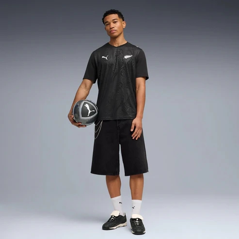 New Zealand 2026 Home Side Men's Team Shirt - Silver Fern Heritage Kit-Soccer Shirts Store: 2026 World Cup Kits