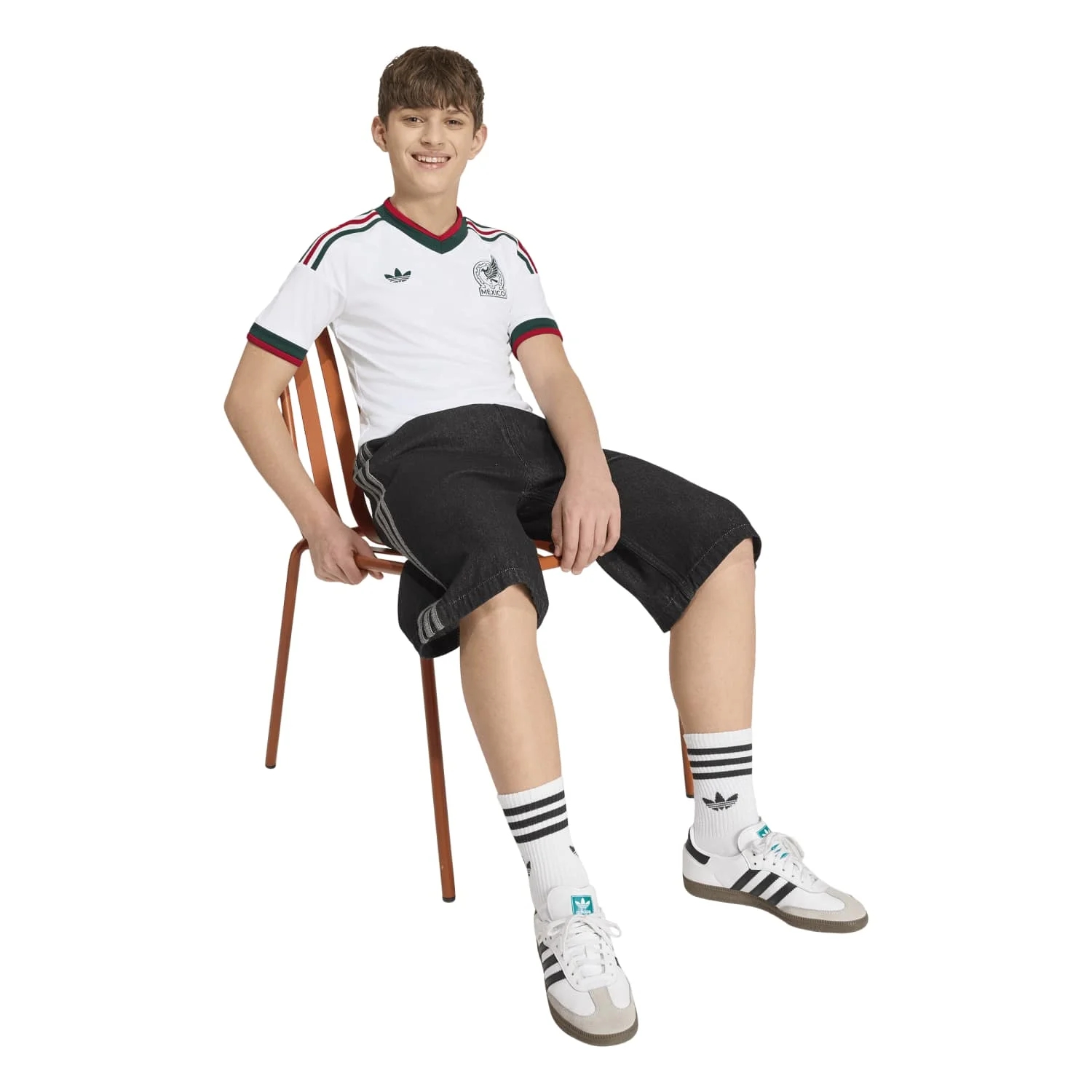 Mexico 2026 Away Youth Jersey - Sacred Geometry Heritage Kit-Soccer Shirts Store: 2026 World Cup Kits