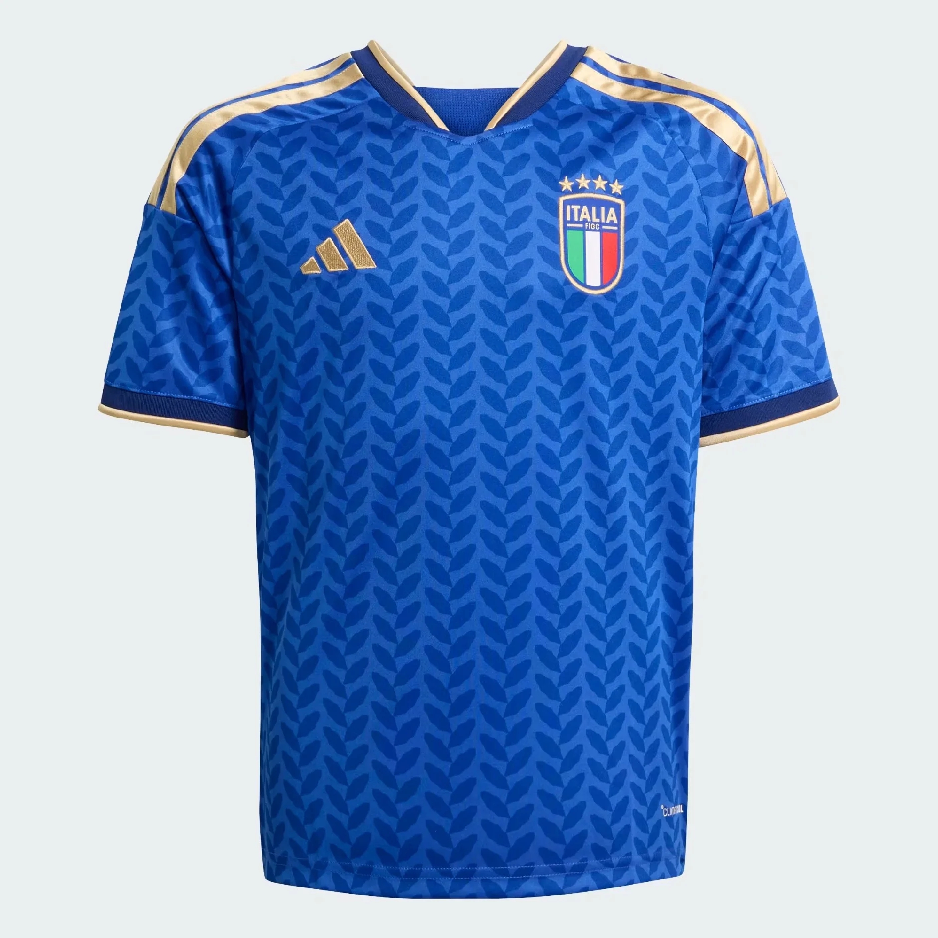 Italy 2026 Home Jersey - Youth | Slim Fit Football Shirt Kids Climacool Soccer Kit-Soccer Shirts Store: 2026 World Cup Kits