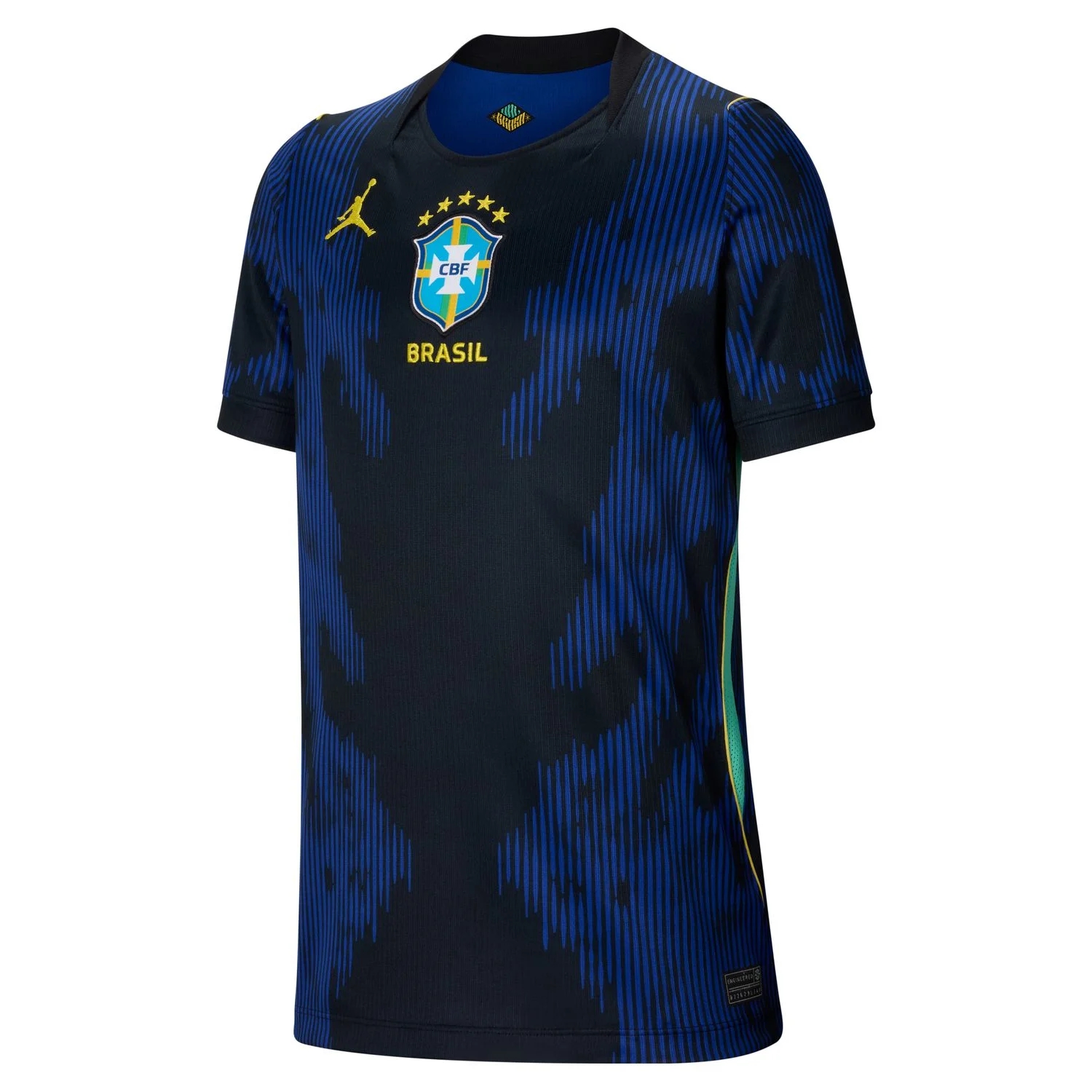 Brazil 2026 Away Youth Jersey - Poison Dart Blue Edition-Soccer Shirts Store: 2026 World Cup Kits