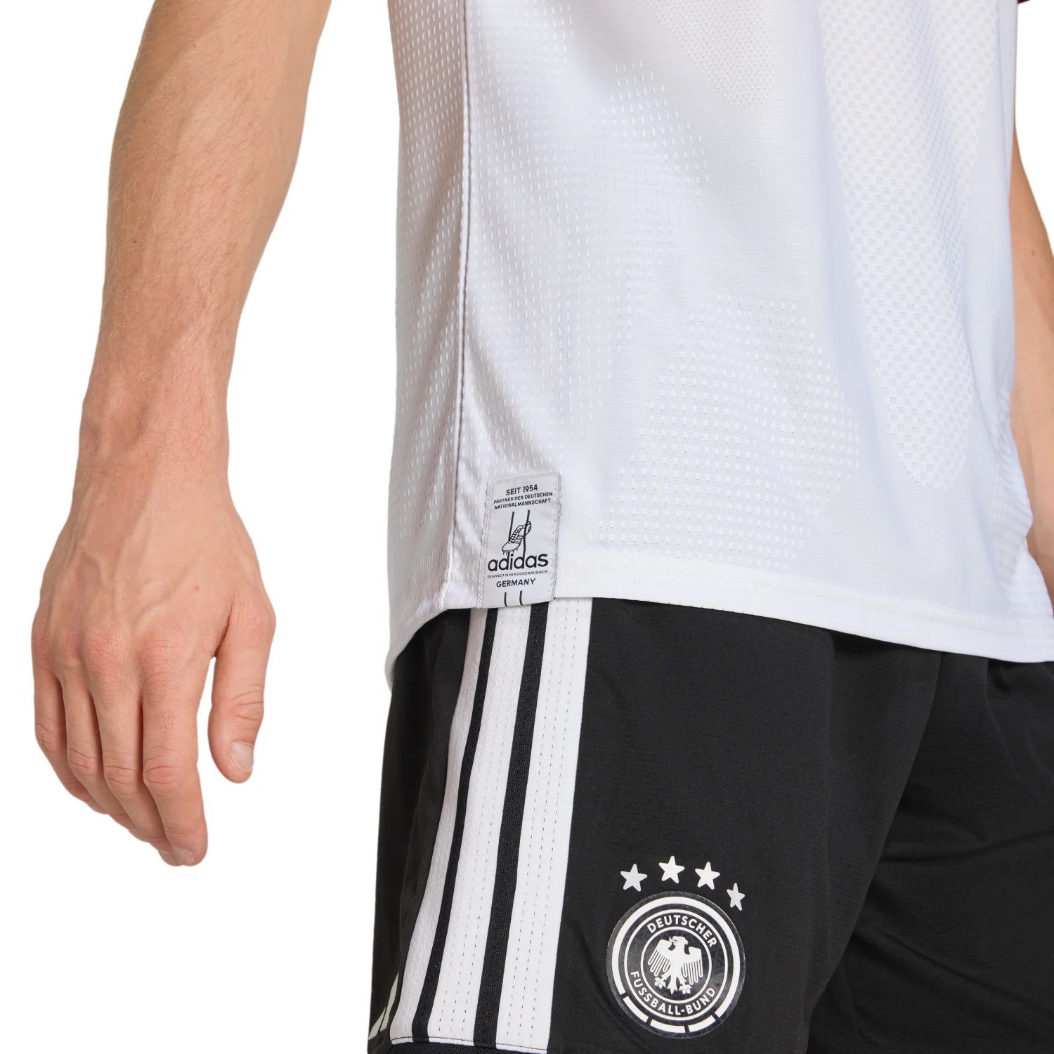 Germany 2026 Elite Home Jersey - Men's | Slim Fit Climacool+ Football Shirt with EQT Collar Performance Design-Soccer Shirts Store: 2026 World Cup Kits