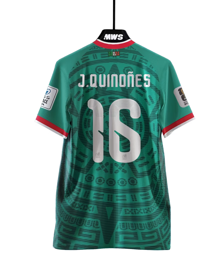 Julián Andrés Quiñones Mexico 2026 Home Jersey - Match-Issued National Team Football Kit