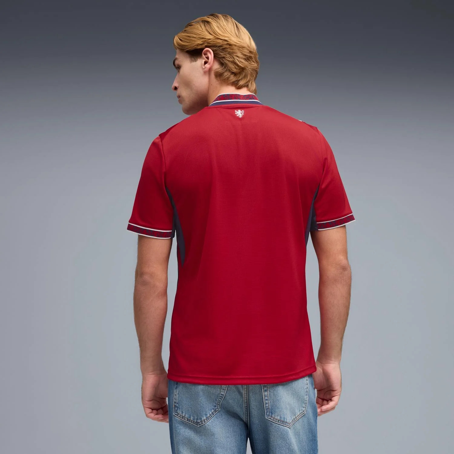 Czechia 2026 Home Jersey - Men's | Regular Fit Re:Fibre Football Shirt with Heritage Double-Tailed Lion Design-Soccer Shirts Store: 2026 World Cup Kits