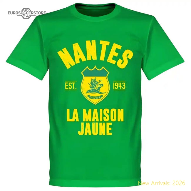 Nantes Football T-Shirt For Diehard Football Fans-World Cup Jersey Hub - 2026 National Football Kits Store