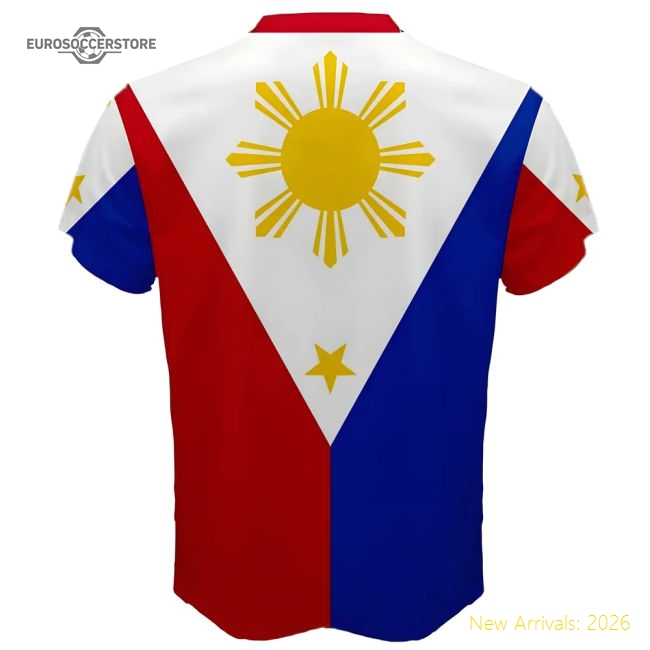 Philippines Philippines Flag Sublimated Sports Football Jersey-Soccer Shirts Store: 2026 World Cup Kits