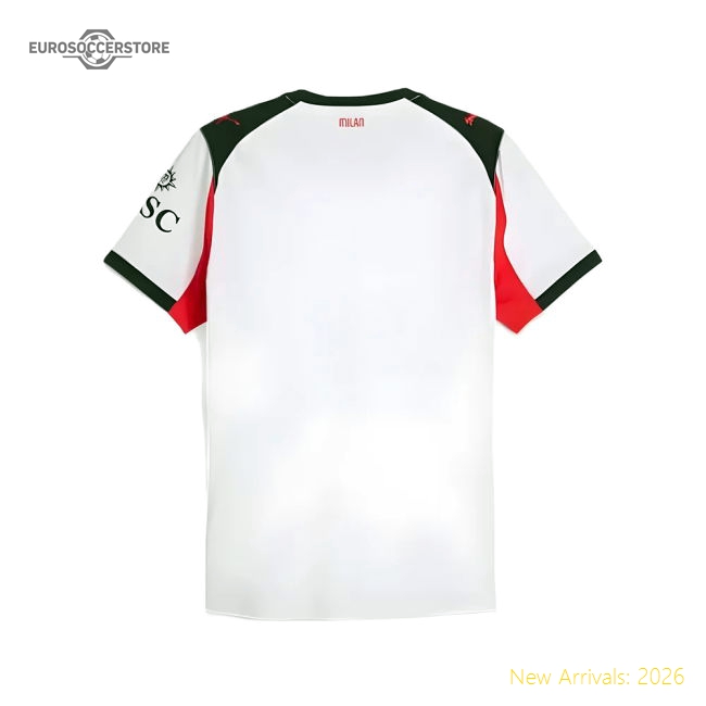 Ac Milan 2025-2026 Away Uniform Player Version Football Jersey-World Cup Jersey Hub - 2026 National Football Kits Store
