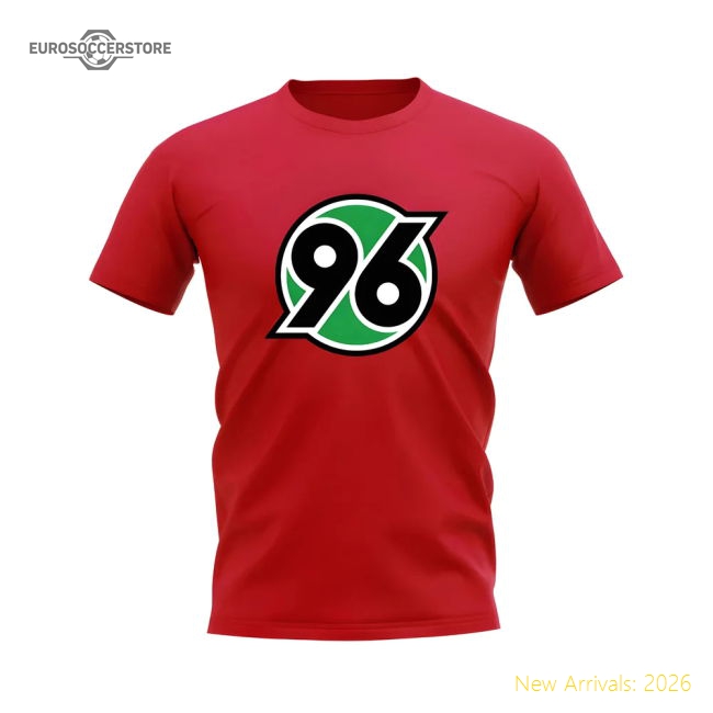 Hannover 96 Hannover Badge Football T-Shirt (Red) For Diehard Football F-World Cup Jersey Hub - 2026 National Football Kits Store