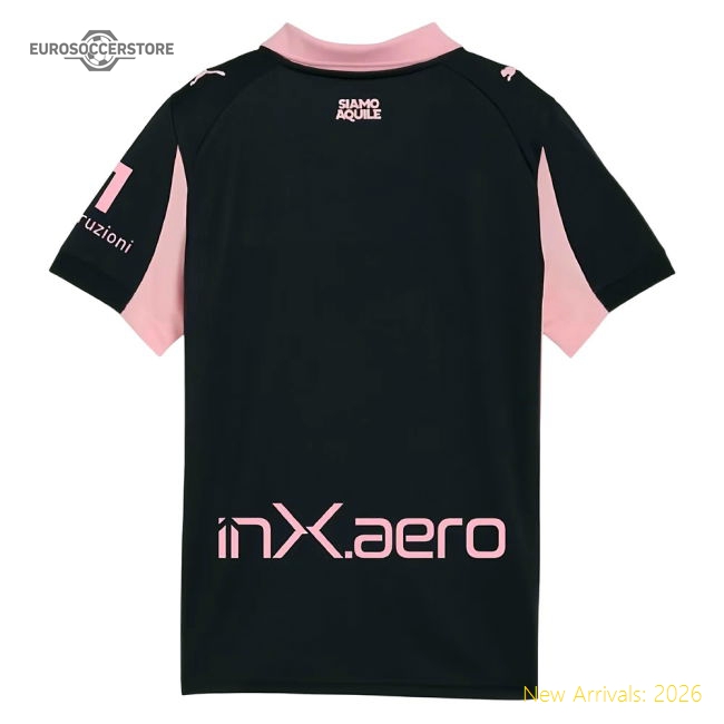 Palermo 2025-2026 Away Uniform Football Match Kit (Kids)-World Cup Jersey Hub - 2026 National Football Kits Store
