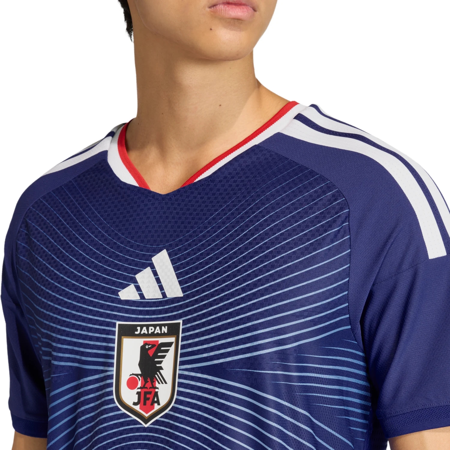 Japan 2026/27 Elite Home Jersey - Men's | Slim Fit Climacool+ Lightweight Football Shirt with Landscape Design-Soccer Shirts Store: 2026 World Cup Kits