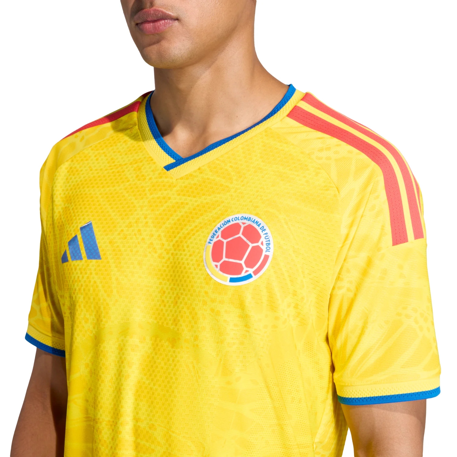 Colombia 2026 Home Elite Jersey - Butterfly Energy Men's Player Edition-Soccer Shirts Store: 2026 World Cup Kits