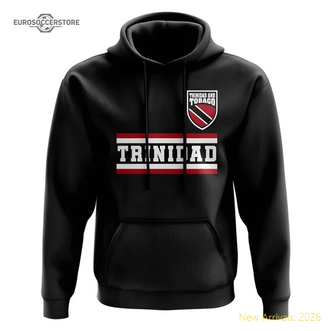 S,Trinidad Trinidad And Tobago Core Football Country Hoody (Black)-World Cup Jersey Hub - 2026 National Football Kits Store