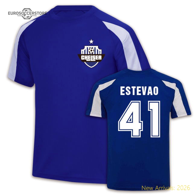 Club Teams,Chelsea Estevao Chelsea Sport Training Match Shirt (Blue)-Soccer Shirts Store: 2026 World Cup Kits