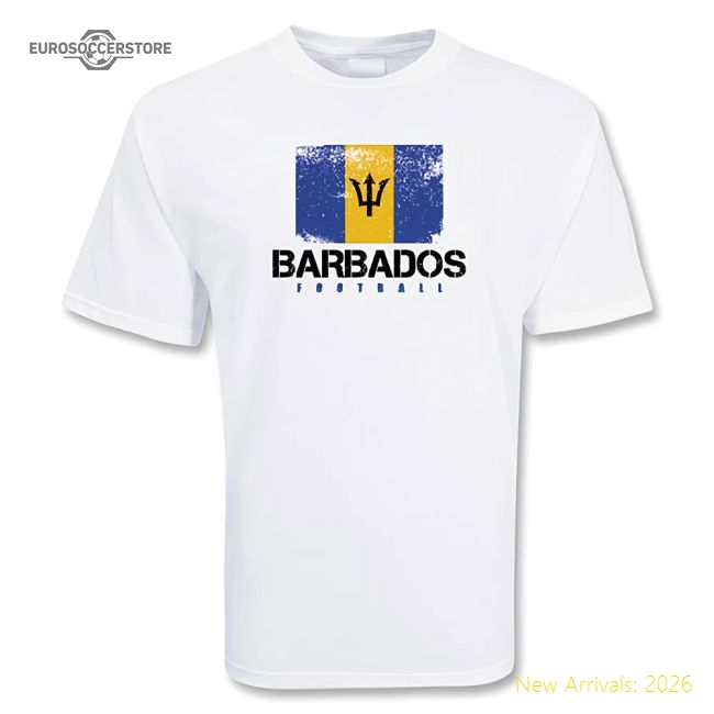 S,Barbados Game Ready Barbados Football T-Shirt Perfect For Cheering On-World Cup Jersey Hub - 2026 National Football Kits Store
