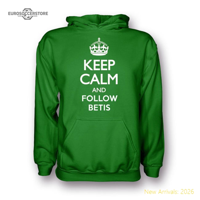 Real Betis Keep Calm And Follow Real Betis Hoody (Green)-World Cup Jersey Hub - 2026 National Football Kits Store