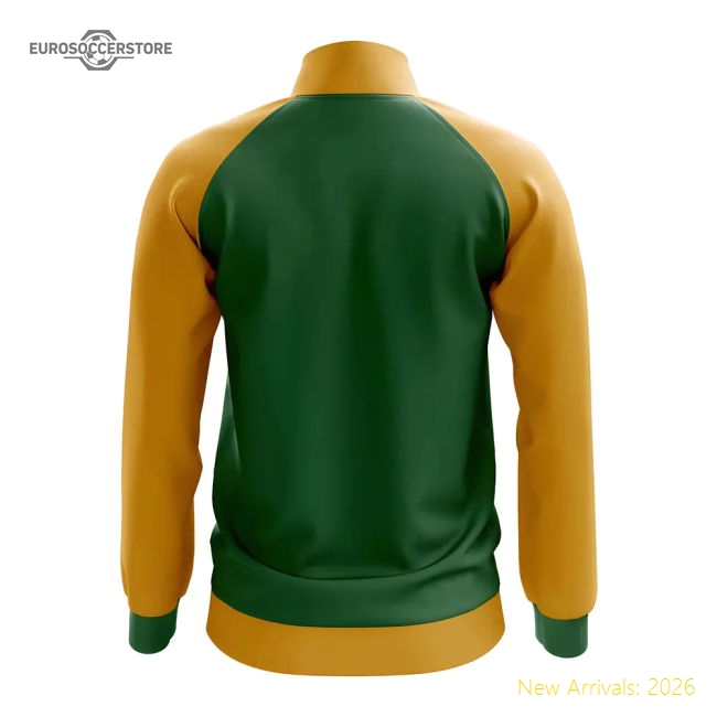 S,South Africa South Africa Concept Football Track Jacket (Green)-World Cup Jersey Hub - 2026 National Football Kits Store