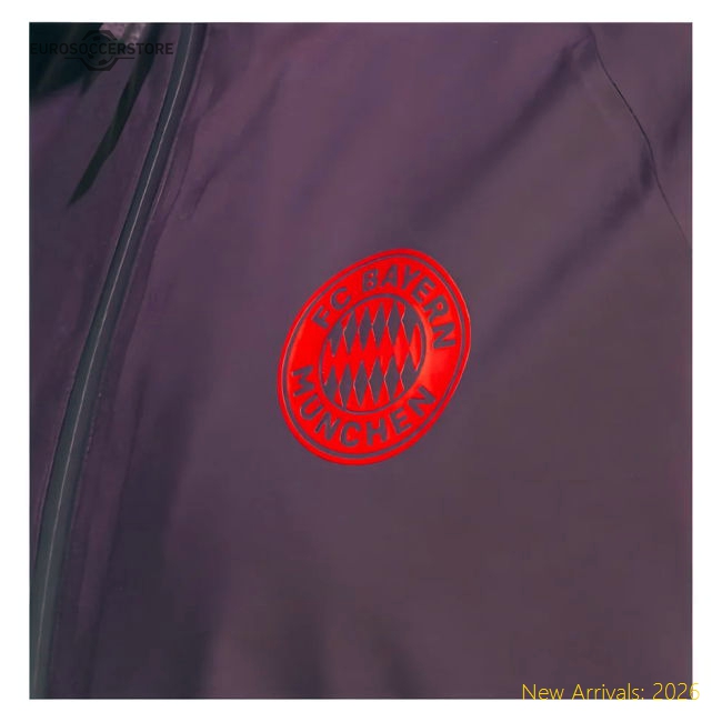 Bayern Munich 2024-2025 Bayern Munich Rain (Shadow Maroon) Jacket-World Cup Jersey Hub - 2026 National Football Kits Store