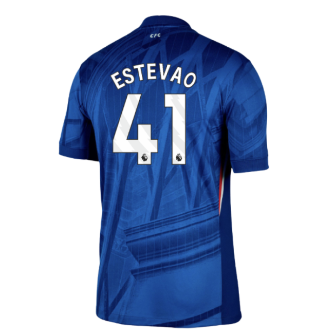 Club Teams,Chelsea 2025-2026 Chelsea Home Shirt (Estevao 41)-World Cup Jersey Hub - 2026 National Football Kits Store